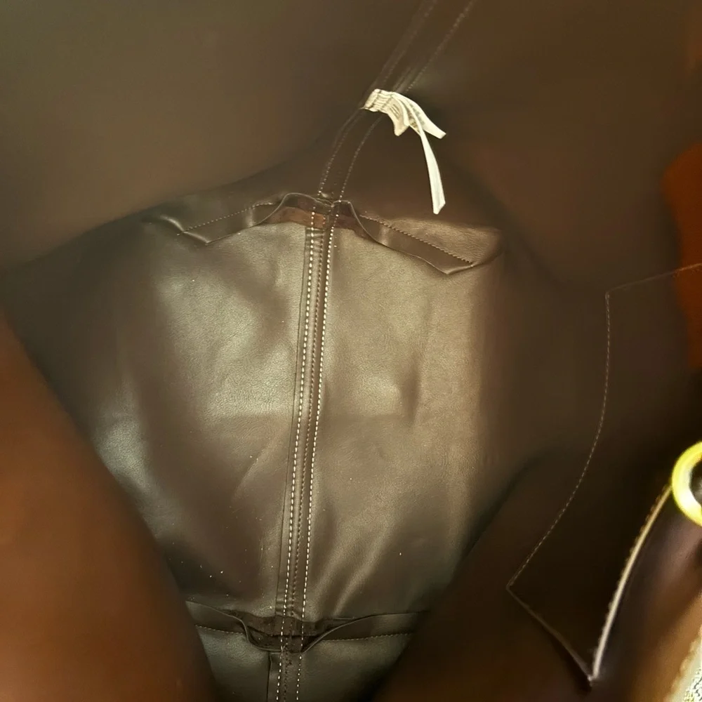 GAP Brown Vegan Suede Bucket Hobo Bag
